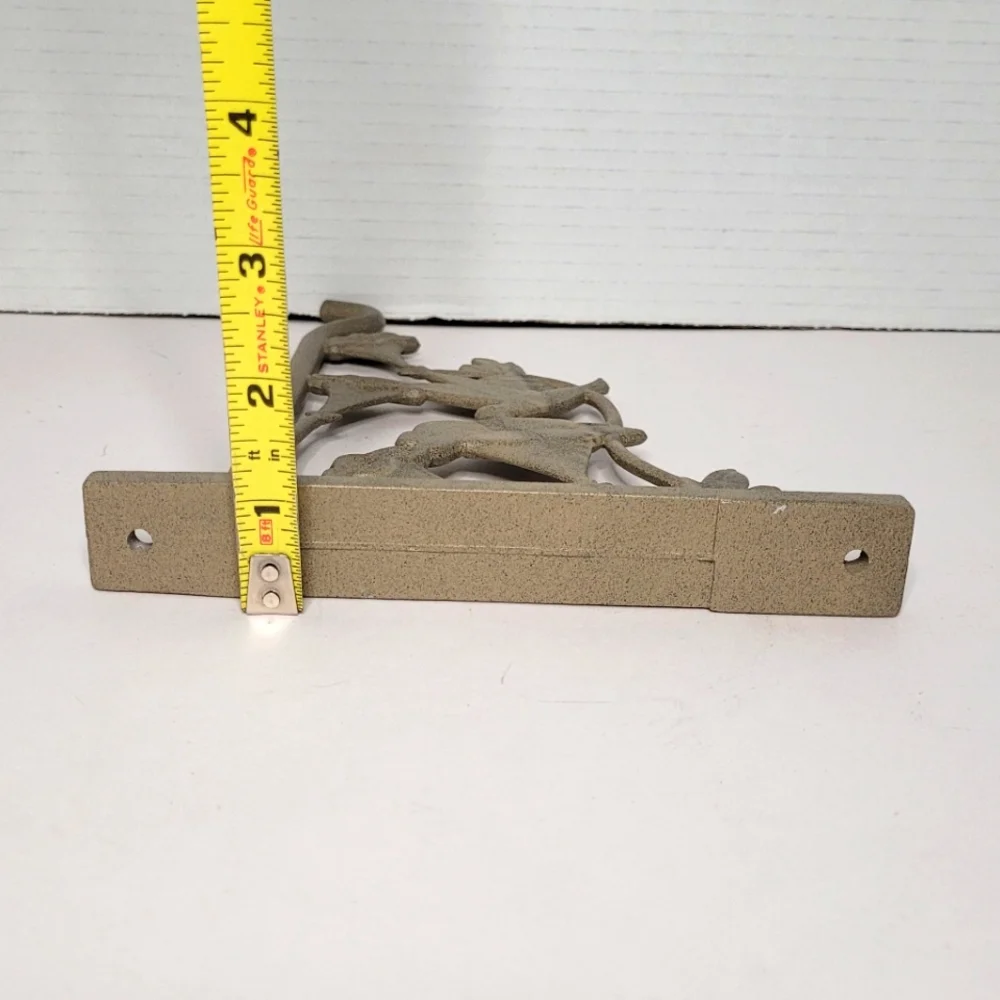 Decorative Hanging Plant Wall Bracket with Bird Design